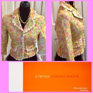 CYNTHIA STEFFE Embroidered Daisy TRIM